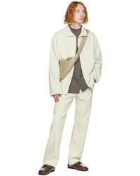 Lemaire Off White Stand Collar Jacket