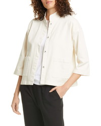 Eileen Fisher Stretch Organic Cotton Jacket