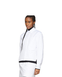 Sportmax White Rolle Shirt Jacket