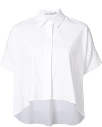 Alice + Olivia Aliceolivia Cropped Button Down Shirt
