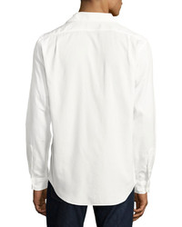 Ralph Lauren Basketweave Cotton Shirt White