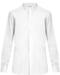 Saint Laurent Button Cuff Cotton Poplin Shirt
