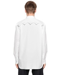 Comme des Garcons Padded Triangles Cotton Poplin Shirt