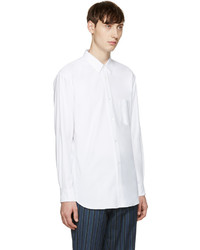 Comme des Garcons Comme Des Garons Shirt White Brushed Cotton Shirt