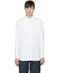 Comme des Garcons Comme Des Garons Shirt White Brushed Cotton Shirt