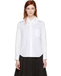 Comme des Garcons Comme Des Garons White Oversized Collar Shirt