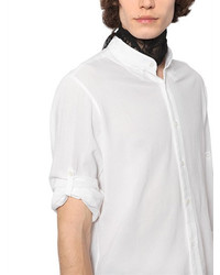 Ann Demeulemeester Cotton Gauze Shirt W Detachable Cuffs