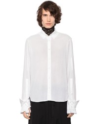 Ann Demeulemeester Cotton Gauze Shirt W Detachable Cuffs