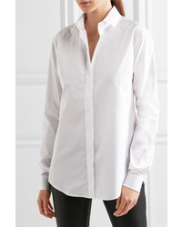 Saint Laurent Cotton Poplin Shirt White