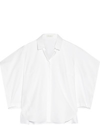DELPOZO Cotton Poplin Shirt White