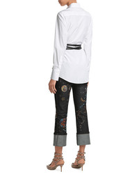 Valentino Cotton Shirt With Belt