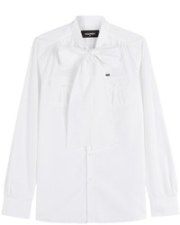 Dsquared2 Cotton Shirt With Bow