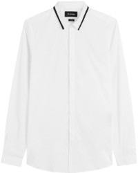 The Kooples Cotton Shirt With Contrast Trim