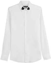 Dolce & Gabbana Cotton Shirt With Embellisht