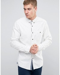 Esprit Cotton Shirt With Fleck In Regular Fit