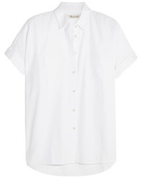Madewell Courier Cotton Twill Shirt White