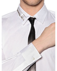 DSQUARED2 Safety Pins Cotton Poplin Shirt
