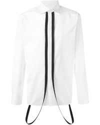 DSQUARED2 Zip Suspenders Poplin Shirt