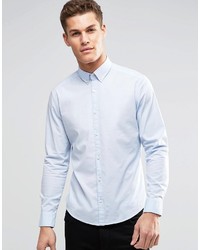 Esprit Cotton Shirt In Slim Fit With Stretch