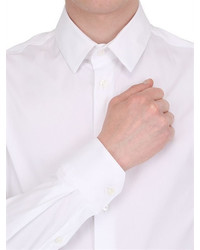 Giorgio Armani Slim Fit Stretch Cotton Poplin Shirt