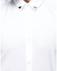 Hugo Boss Hugo By Smart Shirt Slim Fit With Metal Collar Tips