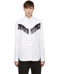 John Lawrence Sullivan Johnlawrencesullivan White Fringed Shirt