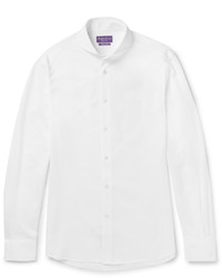 Ralph Lauren Purple Label Keaton Slim Fit Cutaway Collar Mercerised Cotton Piqu Shirt