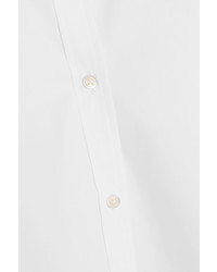 Joseph Lenno Oversized Cotton Poplin Shirt White