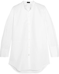 Joseph Lenno Oversized Cotton Poplin Shirt White