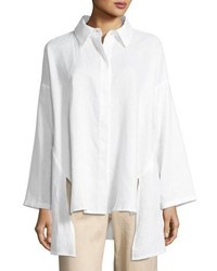 Go Silk Linen Oversized Shirt Plus Size