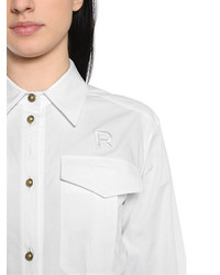 Rochas Logo Cotton Poplin Shirt