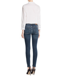 MiH Jeans M I H Cotton Shirt With Ruffle Collar