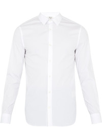 Acne Studios Mario Spread Collar Cotton Blend Shirt