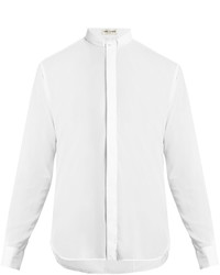 Saint Laurent Narrow Collar Cotton Shirt