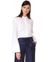 Elizabeth and James Norman Button Down Wide Sleeve Top