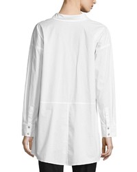 Eileen Fisher Organic Cotton Lawn Oversized Shirt