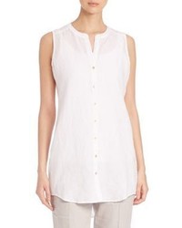 Eileen Fisher Organic Linen Long Shirt