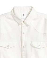 H&M Oversized Denim Shirt
