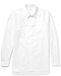 Dries Van Noten Panelled Cotton Poplin Shirt