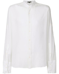 Ann Demeulemeester Plain Mandarin Collar Shirt