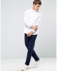 Paul Smith Ps By Shirt In Tailored Slim Fit In White