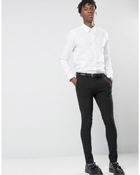 Paul Smith Ps By Shirt With Contrast Under Cuff In White Tailored Slim Fit