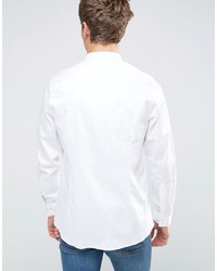 Asos Regular Fit Egyptian Cotton Shirt In White
