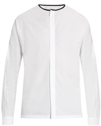 Balenciaga Round Neck Cotton Poplin Shirt