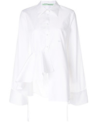 Off-White Ruffle Detail Shirt