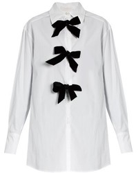 See by Chloe See By Chlo Decorative Bow Cotton Poplin Shirt