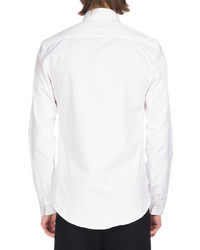 Kenzo Signature Slim Fit Cotton Shirt White