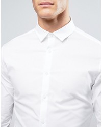 Asos Skinny Shirt 3 Pack In White Save