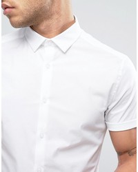 Asos Skinny Shirt In White