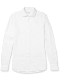 Incotex Slim Fit Linen Shirt